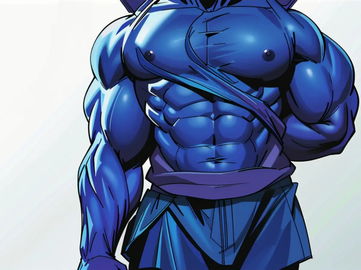 Individual Engaging in Unlawful Online Activities: Hacker Targeting Personal Information of High-Profile Figures Revealed Individual casually clad in a blue hoodie, hood up, and baggy jeans, with back turned, in an ordinary setting.