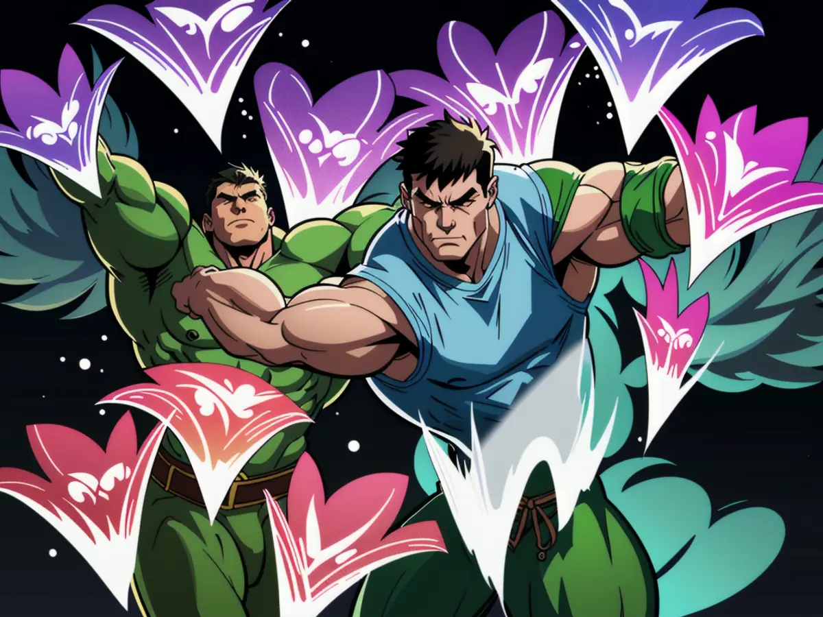 Individual engaging in aggressive, disrespectful behavior towards fellow demonstrators at political rally, with display of derogatory signs. Incident captured on camera as it unfolded. Illuminated garden decorations, modeled after colorful lilies and powered by the sun, showcased during the nighttime hours
